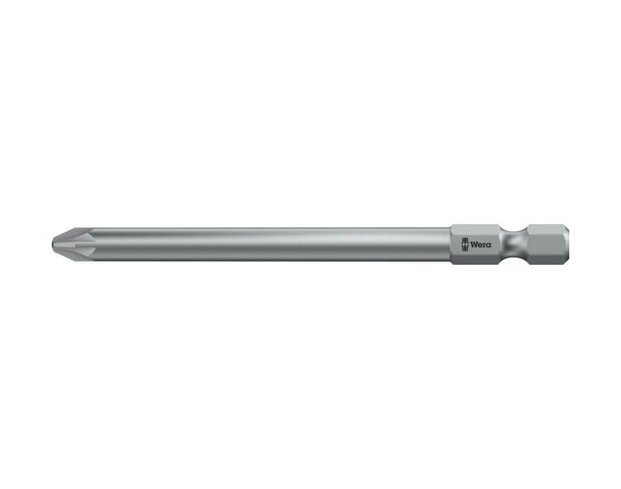Bit für Kreuzschlitzschrauben PZ 1/4" DIN 3126 E 6,3, 70 mm lang, zähhart