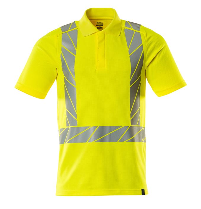 Polo-Shirt ACCELERATE SAFE hi-vis gelb