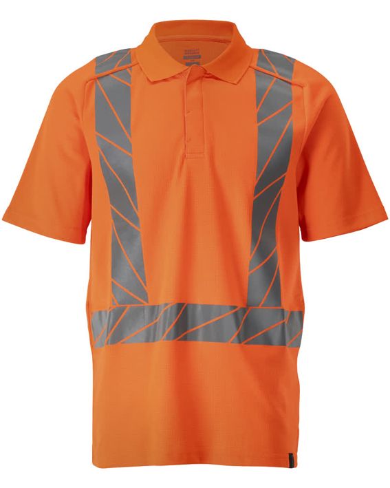 Polo-Shirt ACCELERATE SAFE hi-vis orange