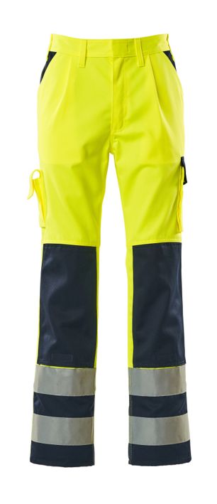 Hose mit Knietaschen SAFE COMPETE hi-vis gelb/marine
