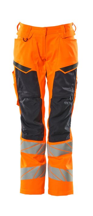 Hose mit Knietaschen ACCELERATE SAFE hi-vis orange/schwarzblau