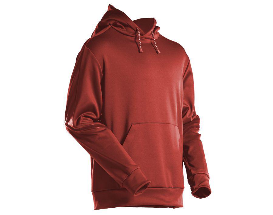 Fleece Kapuzensweatshirt CUSTOMIZED Herbstrot
