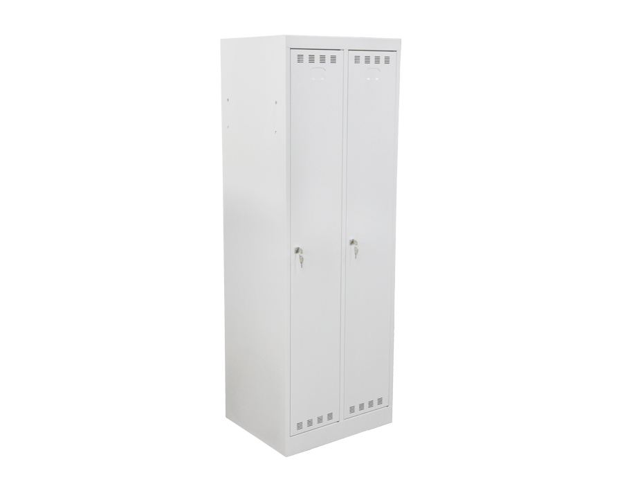 Garderobenschrank mit 2 Abteilen 