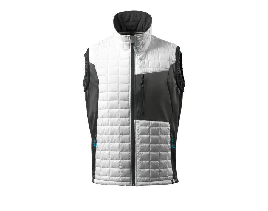 Thermoweste ADVANCED weiss/dunkelanthrazit