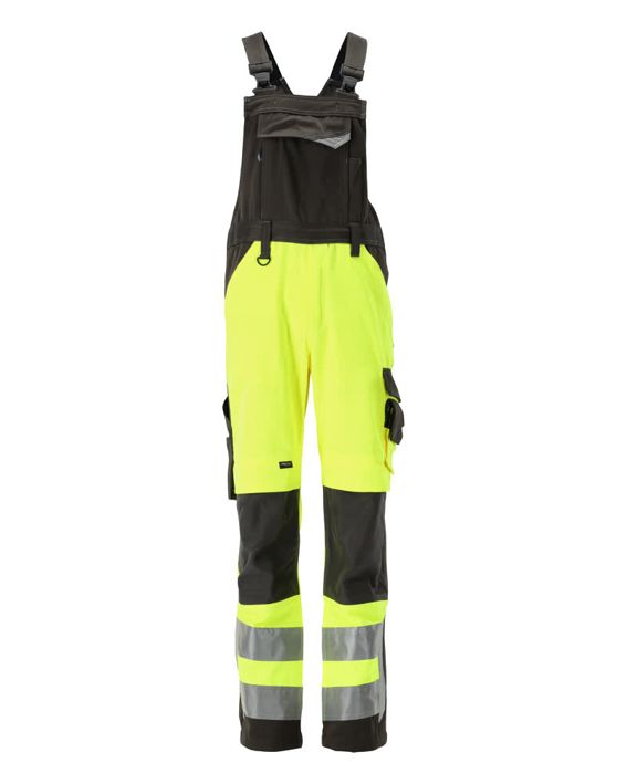 Latzhose mit Knietaschen SAFE SUPREME hi-vis gelb/dunkelanthrazit