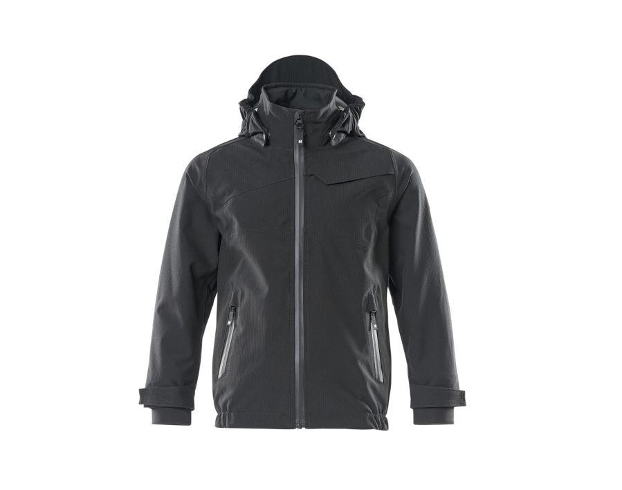 Hard Shell Jacke für Kinder ACCELERATE schwarz