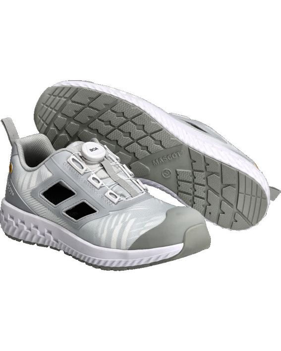 Sicherheitssandale FOOTWEAR CUSTOMIZED weiss/hellgrau-meliert