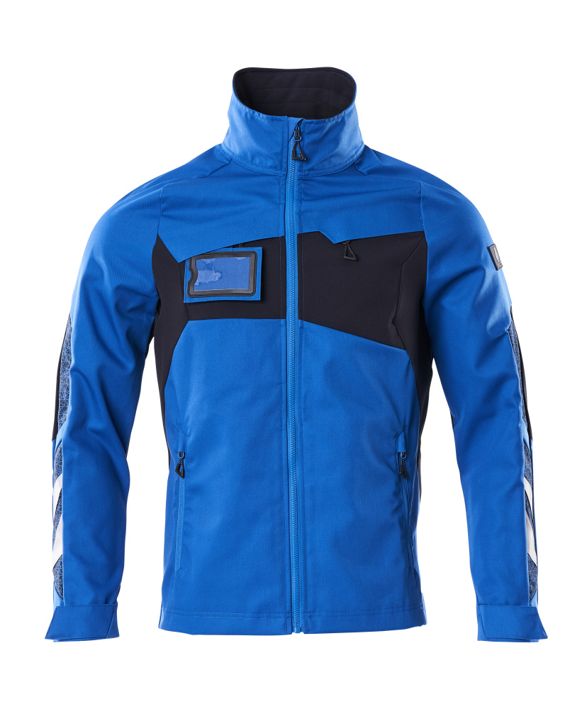 Jacke ACCELERATE azurblau/schwarzblau