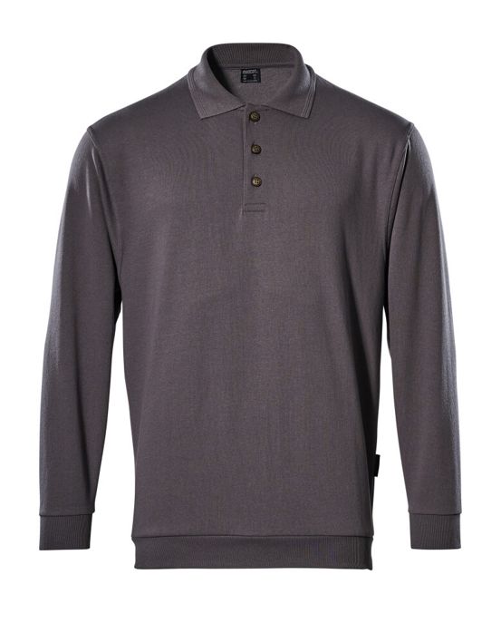 Polo-Sweatshirt CROSSOVER anthrazit