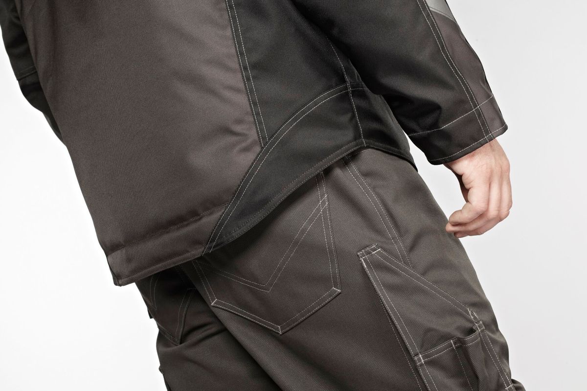 Winterjacke UNIQUE rot/schwarz