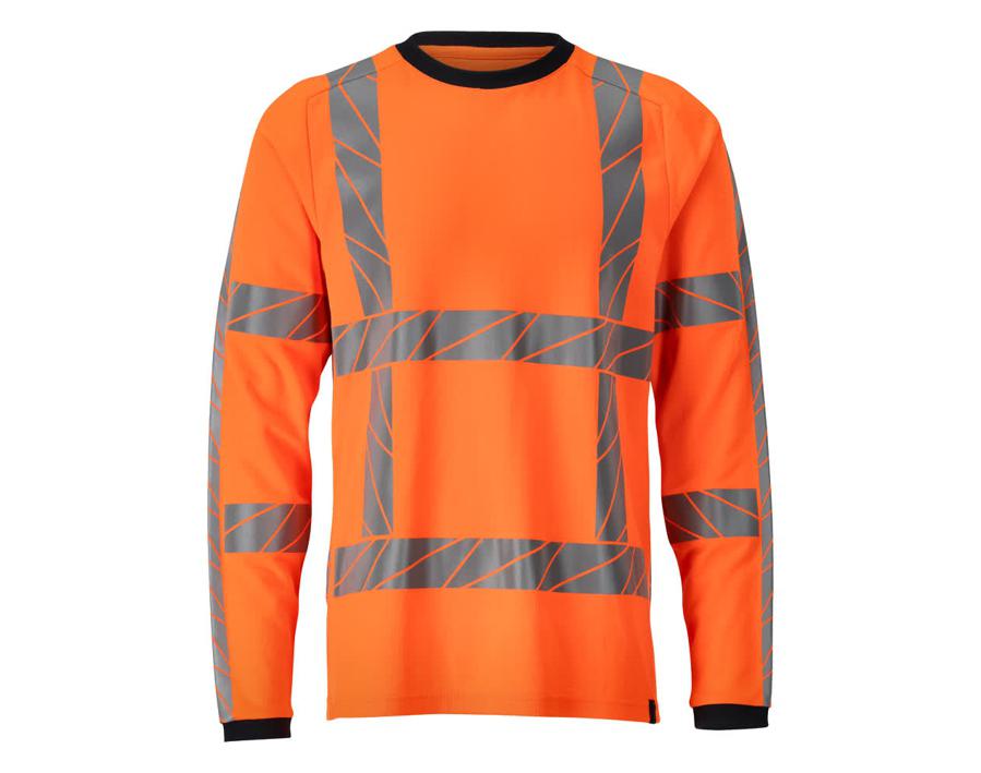 T-Shirt, Langarm ACCELERATE SAFE hi-vis orange