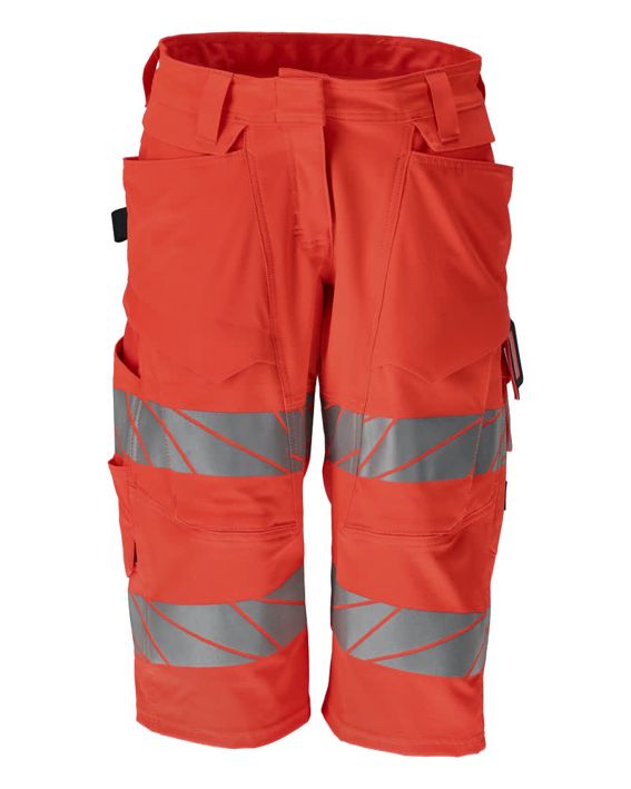 Shorts, lang ACCELERATE SAFE hi-vis rot