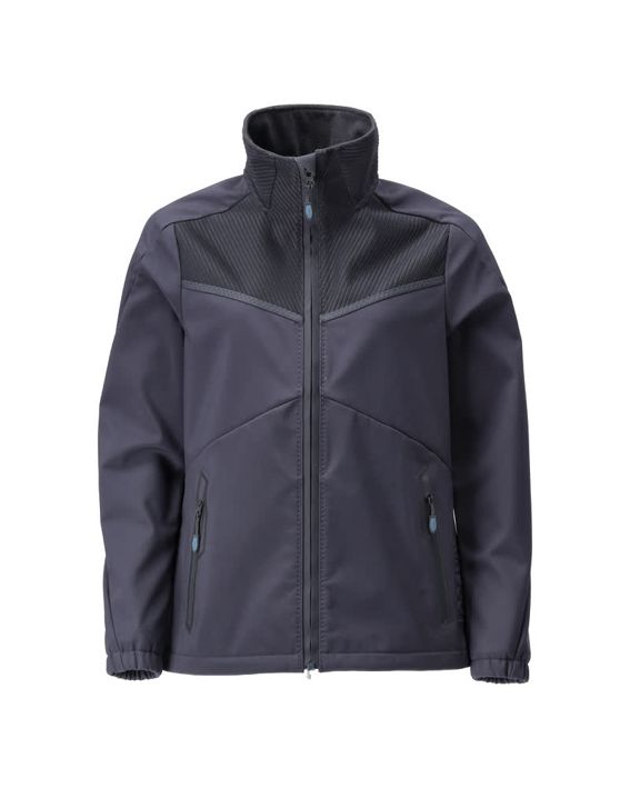 Soft Shell Jacke CUSTOMIZED schwarzblau