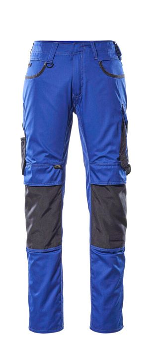 Hose mit Knietaschen UNIQUE kornblau/schwarzblau