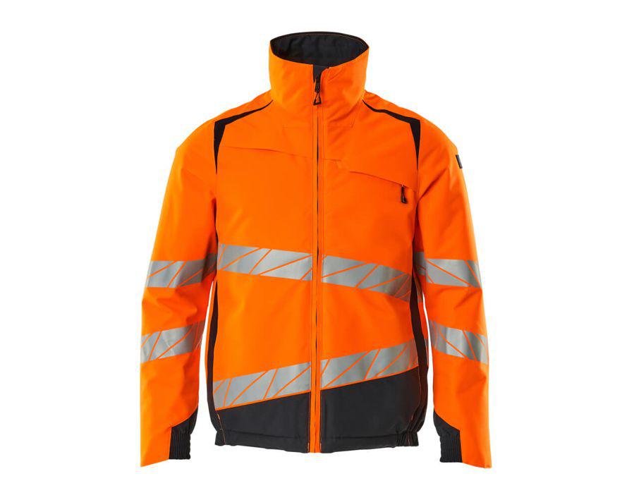Winterjacke ACCELERATE SAFE hi-vis orange/schwarzblau