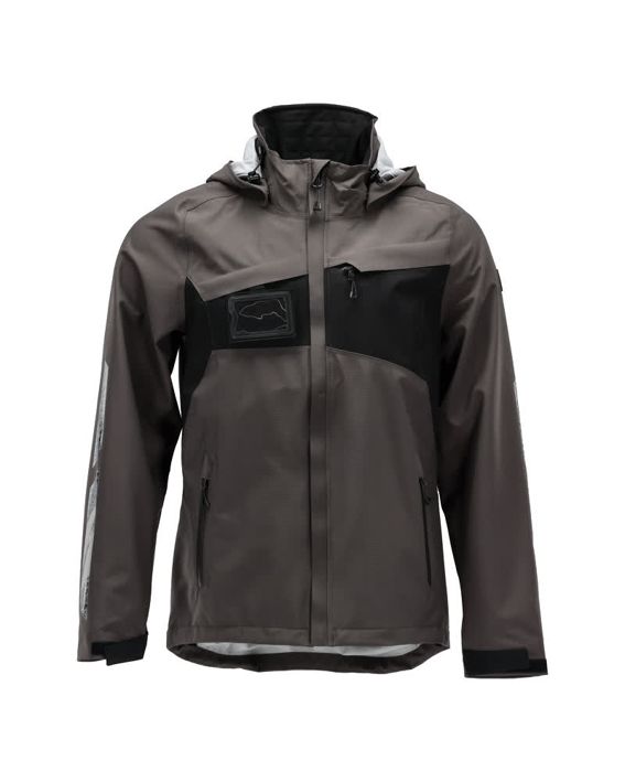 Hard Shell Jacke ACCELERATE dunkelanthrazit/schwarz