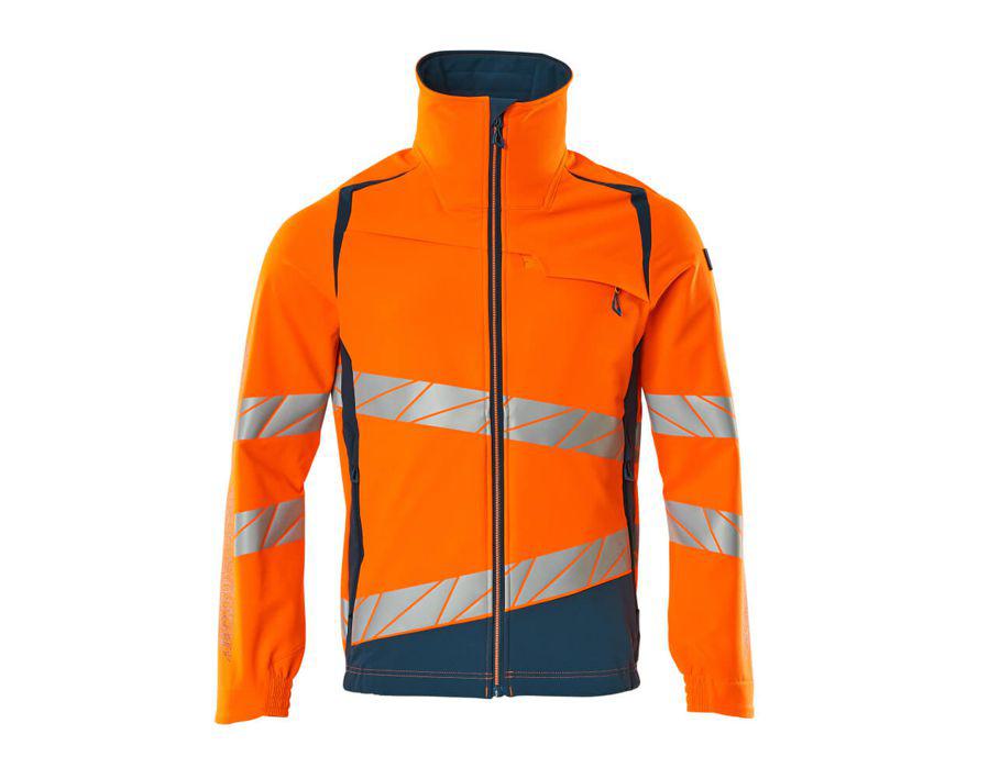 Jacke ACCELERATE SAFE hi-vis orange/dunkelpetroleum