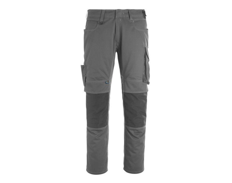 Hose mit Knietaschen UNIQUE dunkelanthrazit/schwarz