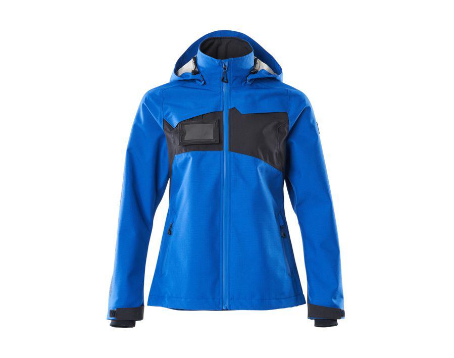 Hard Shell Jacke ACCELERATE azurblau/schwarzblau