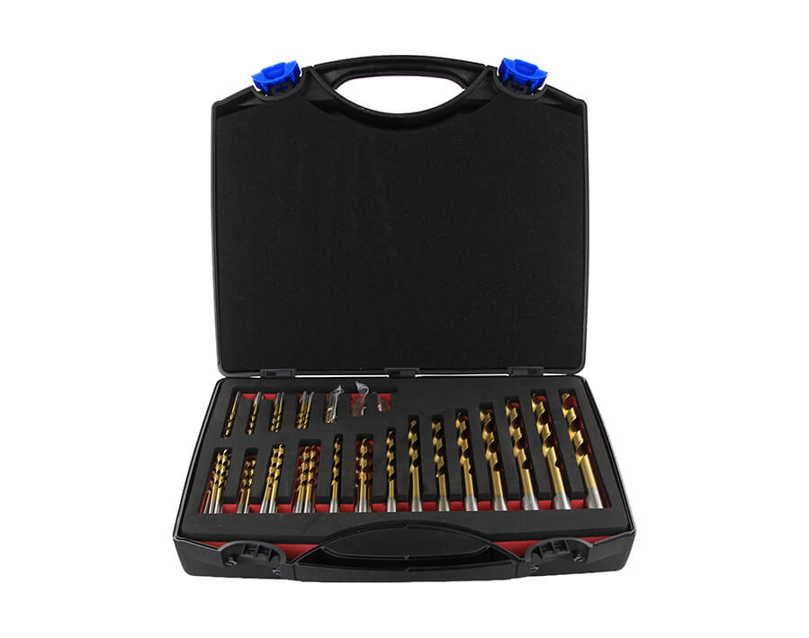 Bohrer-Satz 100-tlg. HSS-G TiN DIN 338