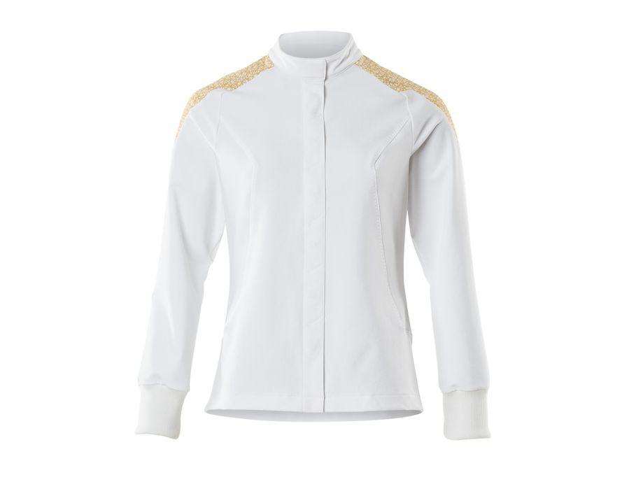 Jacke FOOD & CARE weiss/currygelb