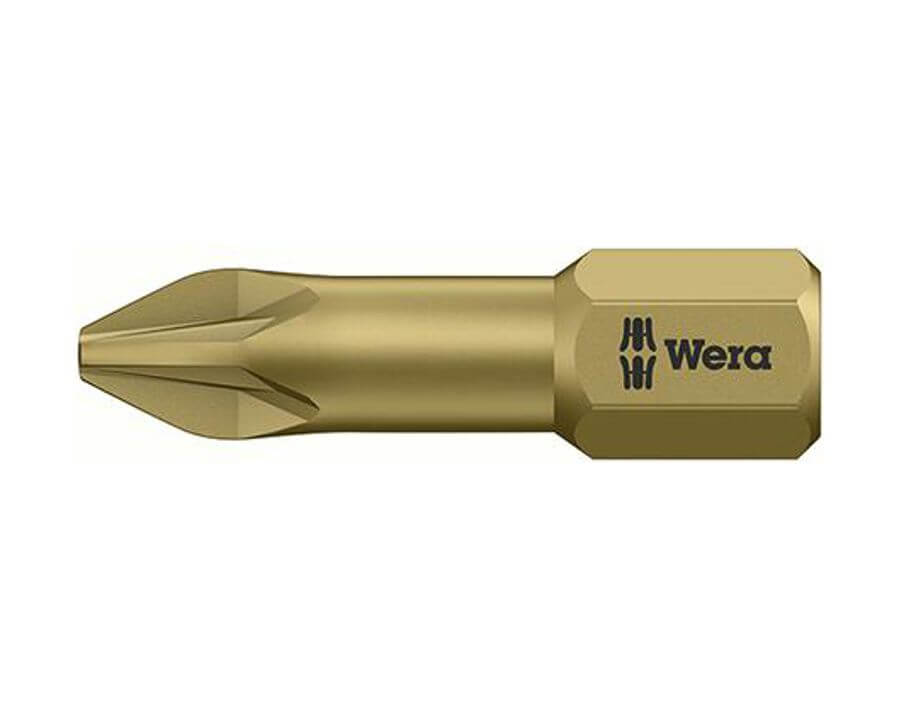 Bit für Kreuzschlitzschrauben PZ 1/4", ähnlich DIN 3126 C 6,3, extrahart