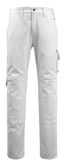 Hose mit Knietaschen WORKWEAR weiss