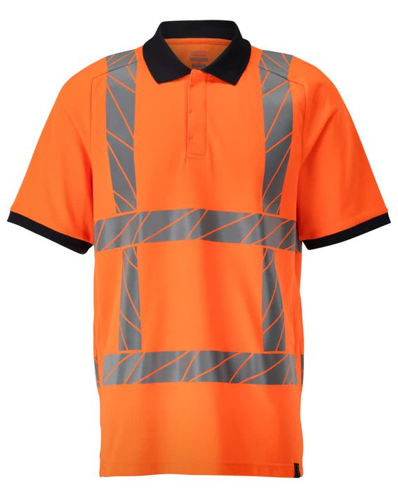 Polo-Shirt ACCELERATE SAFE hi-vis orange