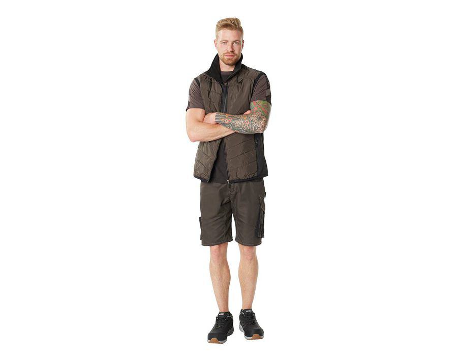 Thermoweste UNIQUE dunkelanthrazit/schwarz