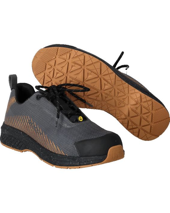 Sicherheitshalbschuh FOOTWEAR CUSTOMIZED Anthrazitgrau/nussbraun