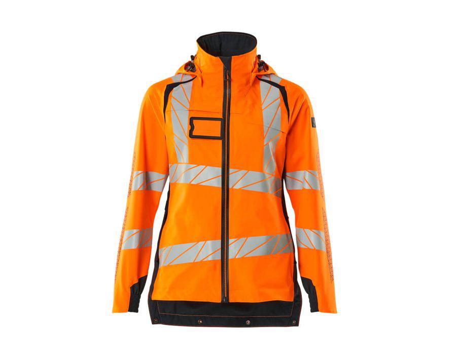 Hard Shell Jacke ACCELERATE SAFE hi-vis orange/schwarzblau