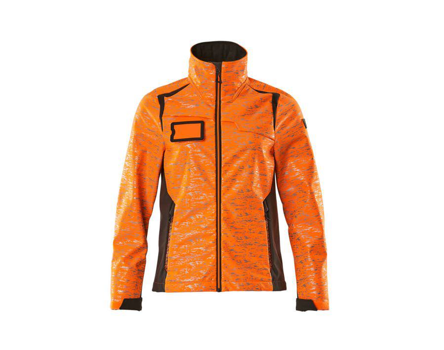 Soft Shell Jacke ACCELERATE SAFE hi-vis orange/dunkelanthrazit