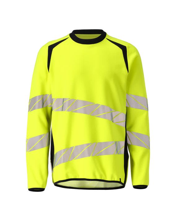 Sweatshirt ACCELERATE SAFE hi-vis gelb/schwarzblau