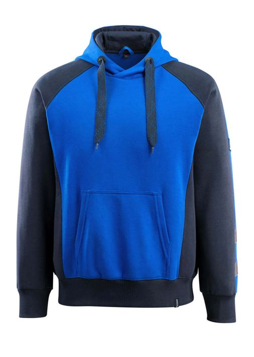 Kapuzensweatshirt UNIQUE kornblau/schwarzblau