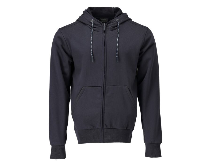 Kapuzensweatshirt mit Reißverschluss CUSTOMIZED schwarzblau