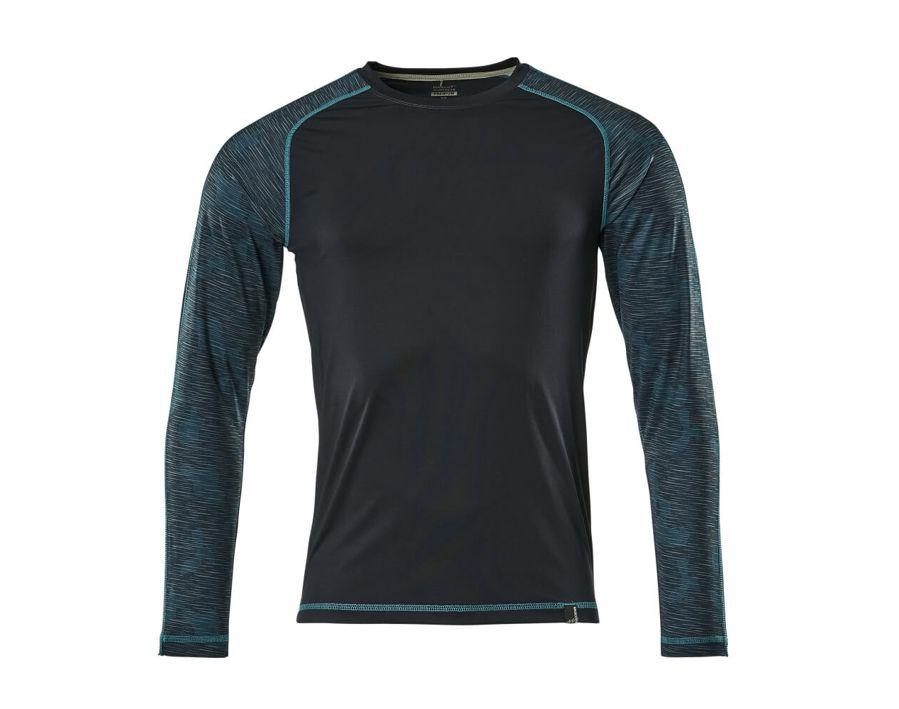 T-Shirt, Langarm ADVANCED schwarzblau