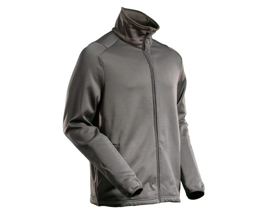 Fleecepullover mit Reißverschluss CUSTOMIZED Anthrazitgrau