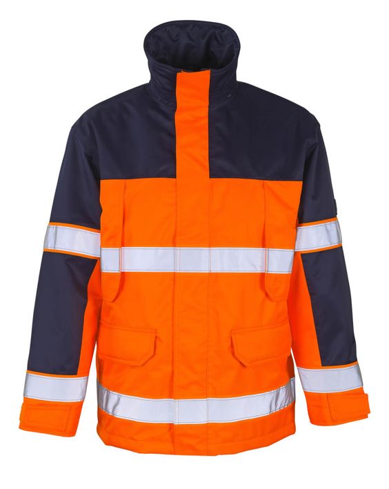 Parka SAFE IMAGE hi-vis orange/marine