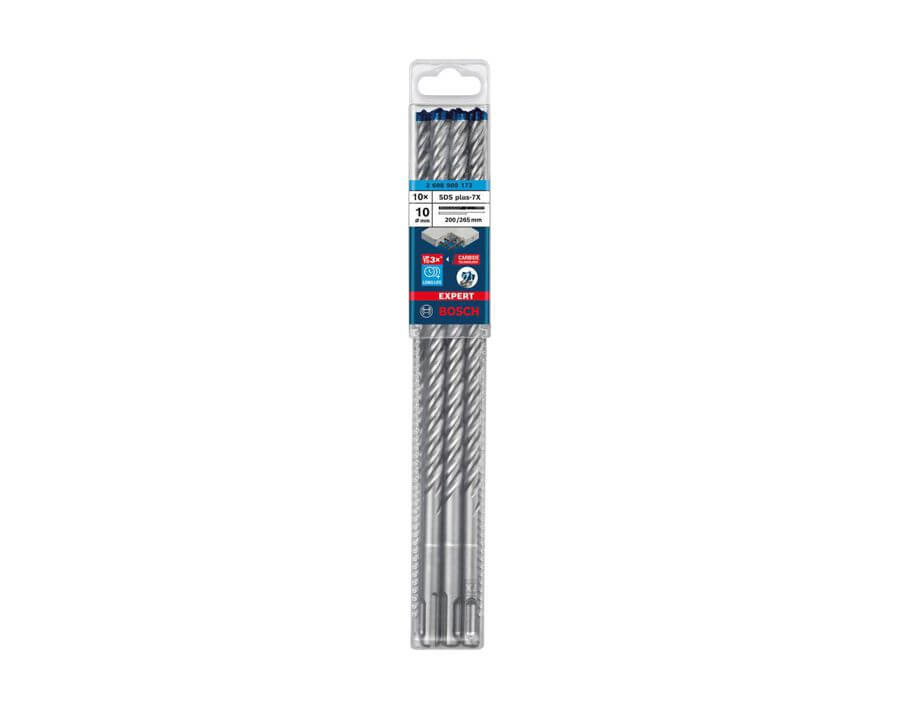 SDS-plus-Hammerbohrer plus-7X, 10er-Großpack