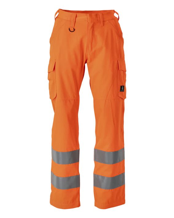 Hose mit Schenkeltaschen SAFE LIGHT hi-vis orange