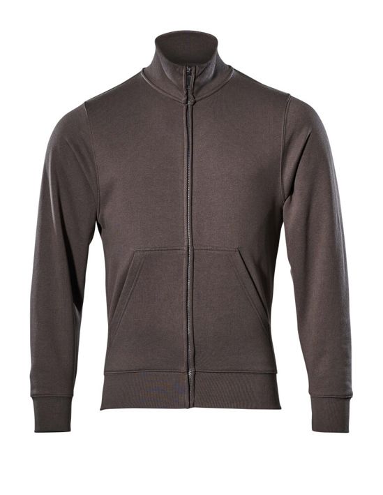 Sweatshirt mit Reißverschluss CROSSOVER dunkelanthrazit