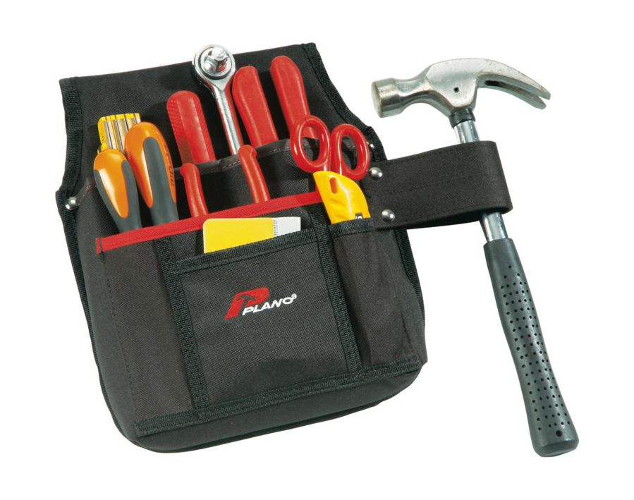 Werkzeug-Gürteltasche mit Hammerschlaufe, groß