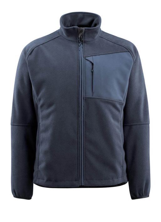 Fleecejacke UNIQUE schwarzblau