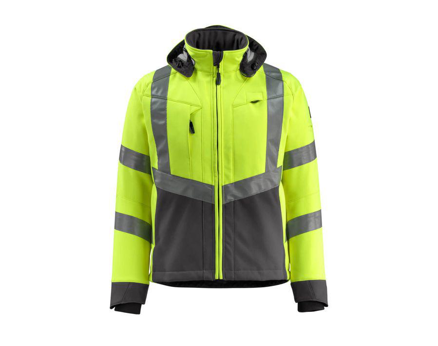 Soft Shell Jacke SAFE SUPREME hi-vis gelb/dunkelanthrazit