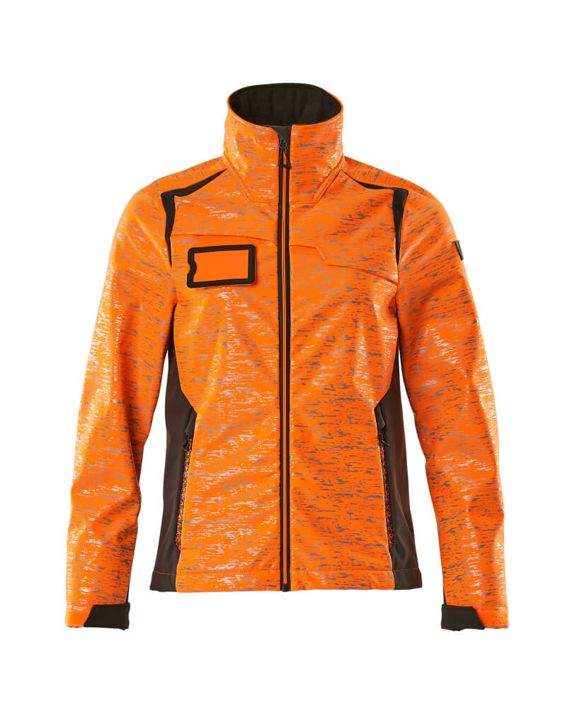 Soft Shell Jacke ACCELERATE SAFE hi-vis orange/dunkelanthrazit