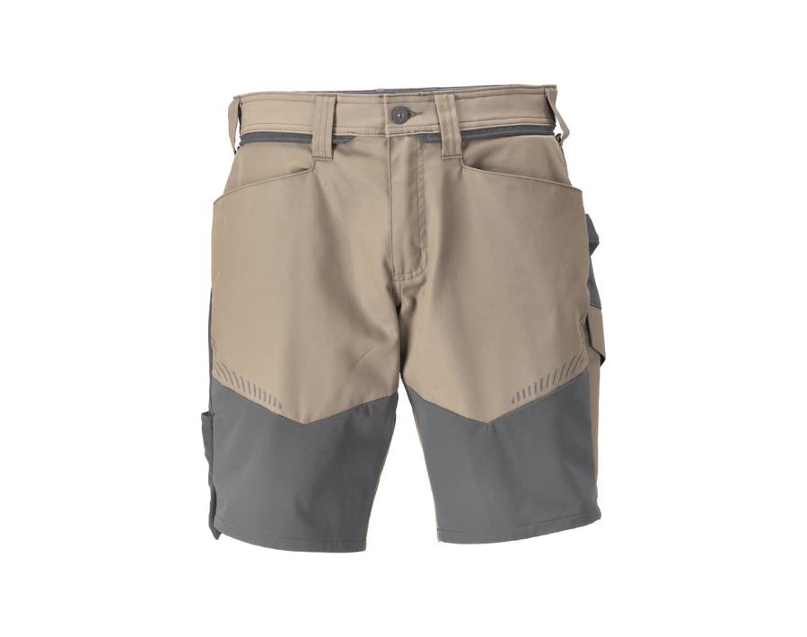 Shorts CUSTOMIZED dunkles sandbeige/anthrazitgrau