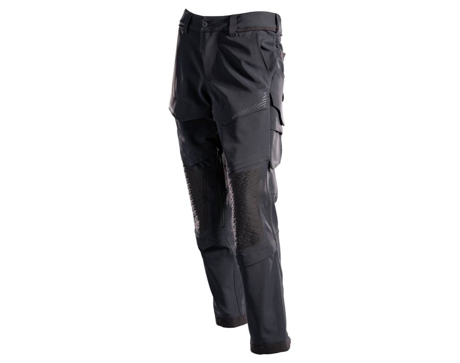 Hose mit Knietaschen CUSTOMIZED schwarz