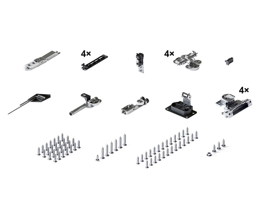 Grundgarnitur Hawa Folding Concepta III 25 Push 