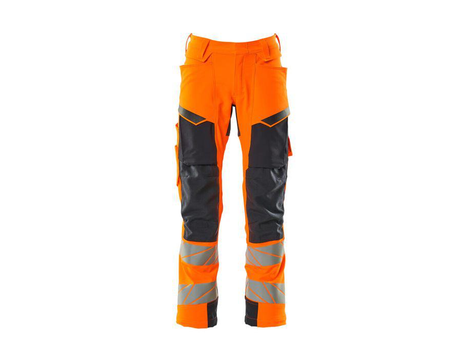 Hose mit Knietaschen ACCELERATE SAFE hi-vis orange/schwarzblau