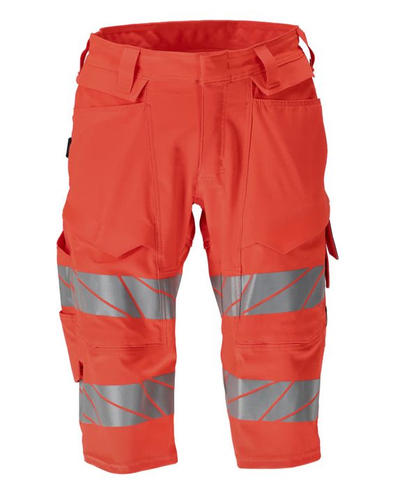 Shorts, lang ACCELERATE SAFE hi-vis rot